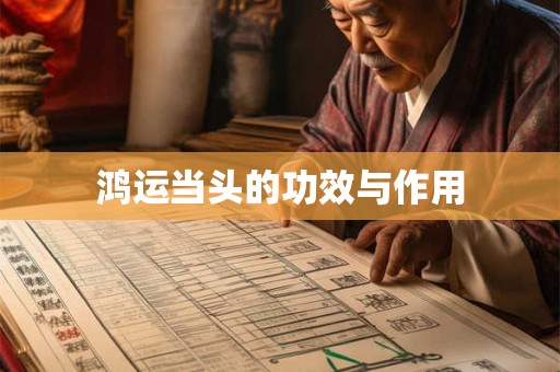 鸿运当头的功效与作用 鸿运当头的功效与作用