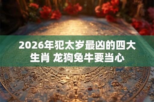 2026年犯太岁最凶的四大生肖 龙狗兔牛要当心