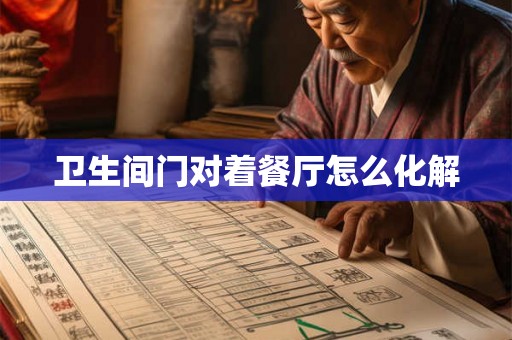 卫生间门对着餐厅怎么化解