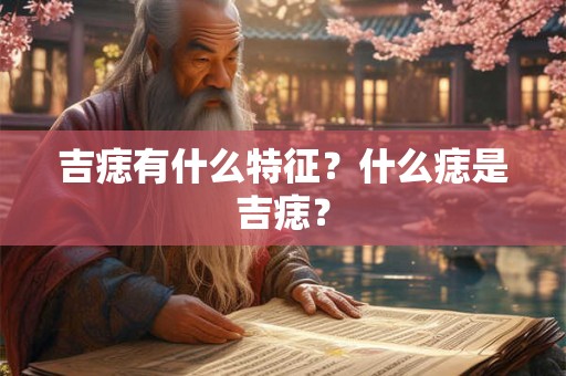 吉痣有什么特征?什么痣是吉痣? 吉痣有什么特征?什么痣是吉痣?