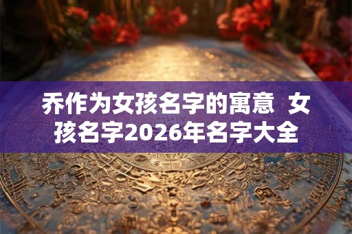 乔作为女孩名字的寓意  女孩名字2026年名字大全