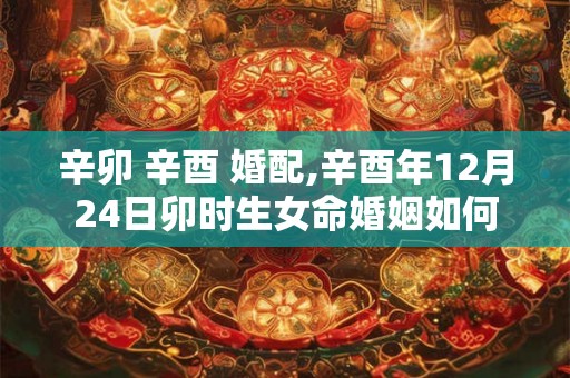 辛卯 辛酉 婚配,辛酉年12月24日卯时生女命婚姻如何