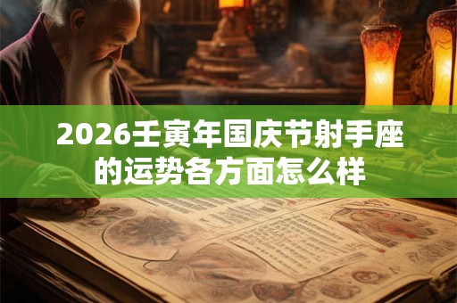 2026壬寅年国庆节射手座的运势各方面怎么样