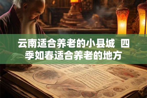 云南适合养老的小县城  四季如春适合养老的地方