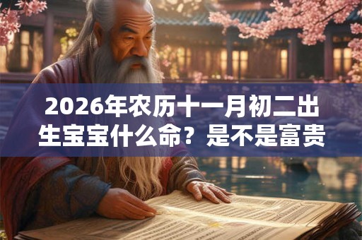 2026年农历十一月初二出生宝宝什么命？是不是富贵命呢？