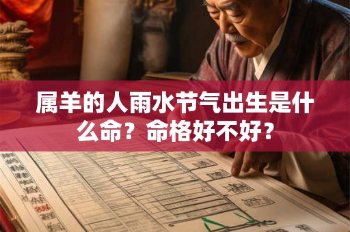 属羊的人雨水节气出生是什么命?命格好不好? 属羊的人雨水节气出生是什么命?命格好不好?