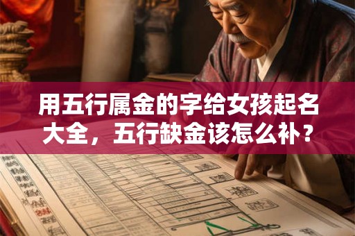 用五行属金的字给女孩起名大全，五行缺金该怎么补？