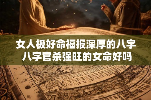 女人极好命福报深厚的八字 八字官杀强旺的女命好吗