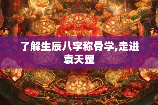 了解生辰八字称骨学,走进袁天罡