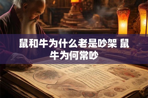 鼠和牛为什么老是吵架 鼠牛为何常吵