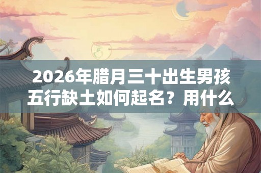2026年腊月三十出生男孩五行缺土如何起名？用什么字起名？