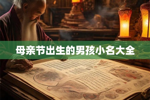 母亲节出生的男孩小名大全
