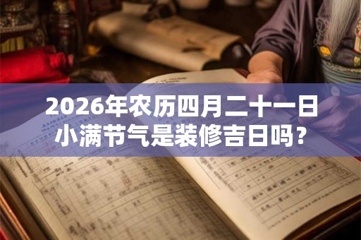 2026年农历四月二十一日小满节气是装修吉日吗? 2026年农历四月二十一日小满节气是装修吉日吗?