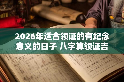 2026年适合领证的有纪念意义的日子 八字算领证吉日免费 2026年适合领证的有纪念意义的日子 八字算领证吉日免费
