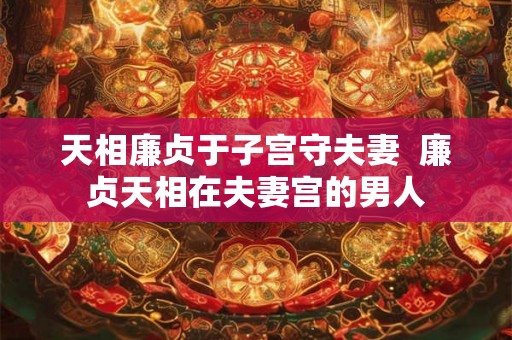天相廉贞于子宫守夫妻 廉贞天相在夫妻宫的男人 天相廉贞于子宫守夫妻 廉贞天相在夫妻宫的男人