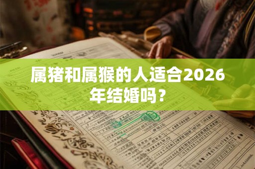 属猪和属猴的人适合2026年结婚吗? 属猪和属猴的人适合2026年结婚吗?