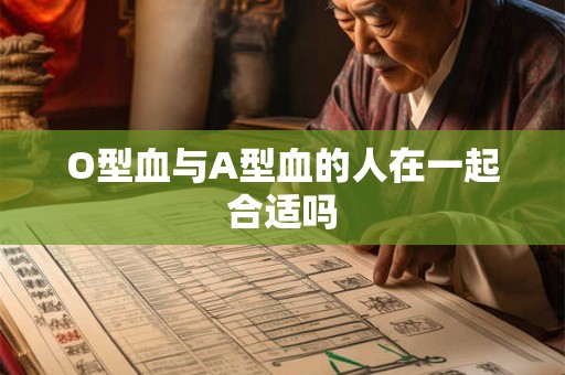O型血与A型血的人在一起合适吗