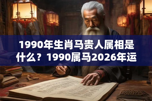 1990年生肖马贵人属相是什么?1990属马2026年运势如何? 1990年生肖马贵人属相是什么?1990属马2026年运势如何?