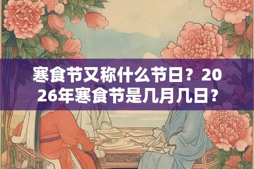 寒食节又称什么节日？2026年寒食节是几月几日？