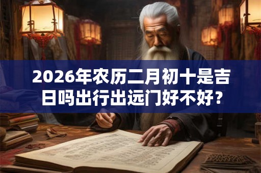 2026年农历二月初十是吉日吗出行出远门好不好？