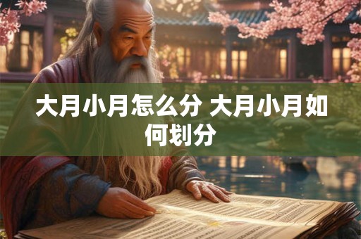 大月小月怎么分 大月小月如何划分