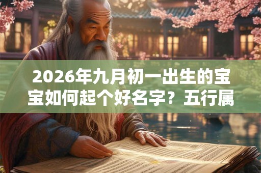 2026年九月初一出生的宝宝如何起个好名字？五行属什么？