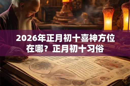 2026年正月初十喜神方位在哪？正月初十习俗