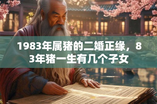 1983年属猪的二婚正缘，83年猪一生有几个子女