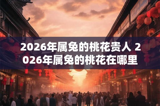 2026年属兔的桃花贵人 2026年属兔的桃花在哪里