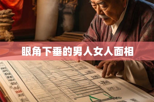 眼角下垂的男人女人面相