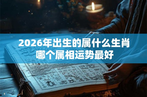 2026年出生的属什么生肖 哪个属相运势最好