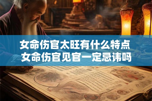 女命伤官太旺有什么特点 女命伤官见官一定忌讳吗