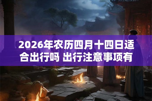2026年农历四月十四日适合出行吗 出行注意事项有哪些 2026年农历四月十四日适合出行吗 出行注意事项有哪些