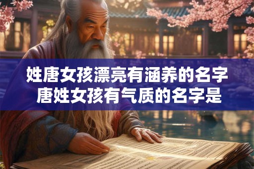 姓唐女孩漂亮有涵养的名字 唐姓女孩有气质的名字是什么