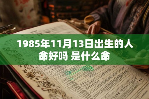 1985年11月13日出生的人命好吗 是什么命