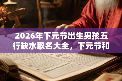 2026年下元节出生男孩五行缺水取名大全,下元节和中元节的区别? 2026年下元节出生男孩五行缺水取名大全,下元节和中元节的区别?