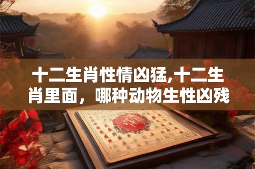 十二生肖性情凶猛,十二生肖里面，哪种动物生性凶残呈煞气