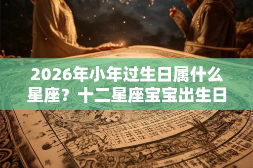 2026年小年过生日属什么星座？十二星座宝宝出生日期！