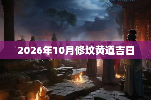 2026年10月修坟黄道吉日