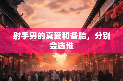 射手男的真爱和备胎，分别会选谁