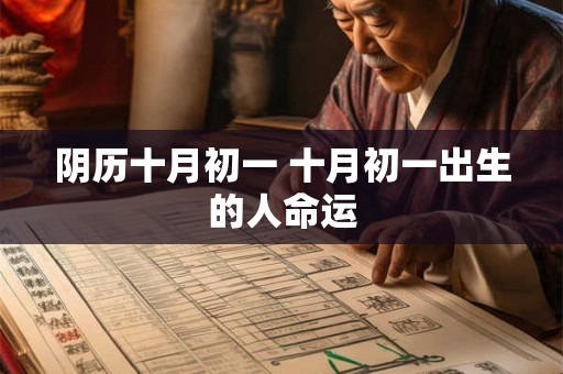阴历十月初一 十月初一出生的人命运