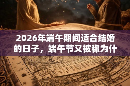 2026年端午期间适合结婚的日子，端午节又被称为什么节？