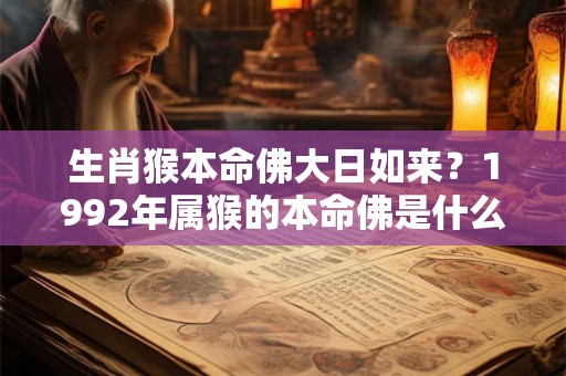 生肖猴本命佛大日如来？1992年属猴的本命佛是什么佛