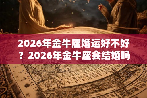 2026年金牛座婚运好不好？2026年金牛座会结婚吗？