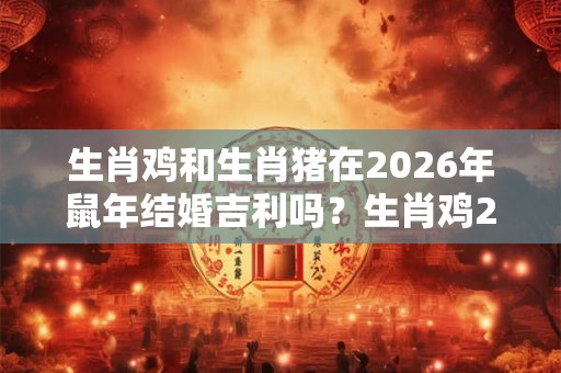 生肖鸡和生肖猪在2026年鼠年结婚吉利吗？生肖鸡2026年几月结婚好？