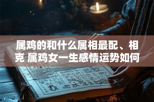 属鸡的和什么属相最配、相克 属鸡女一生感情运势如何