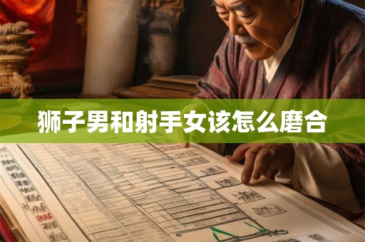 狮子男和射手女该怎么磨合
