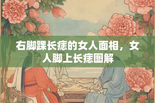 右脚踝长痣的女人面相，女人脚上长痣图解