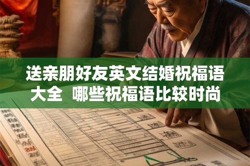 送亲朋好友英文结婚祝福语大全  哪些祝福语比较时尚