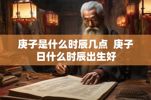 庚子是什么时辰几点 庚子日什么时辰出生好 庚子是什么时辰几点 庚子日什么时辰出生好